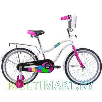 Детский велосипед Novatrack 205CANDY.WT23 (белый, 2023)